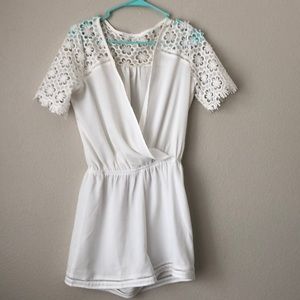 Pretty white romper